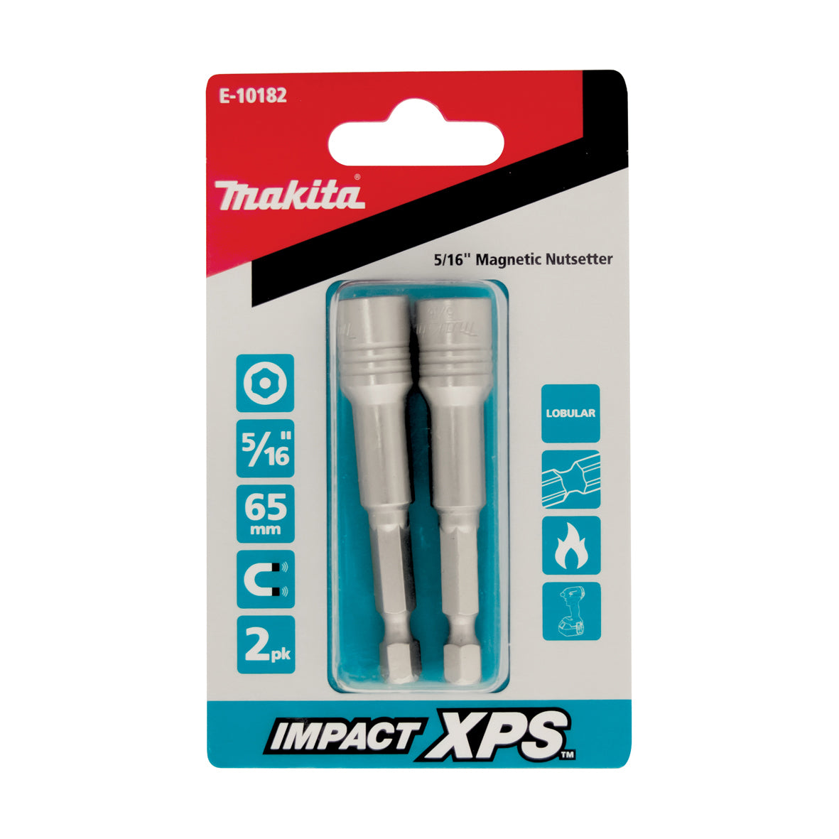 Impact XPS 5/16 x 65mm Mag Nutsetter 2pk