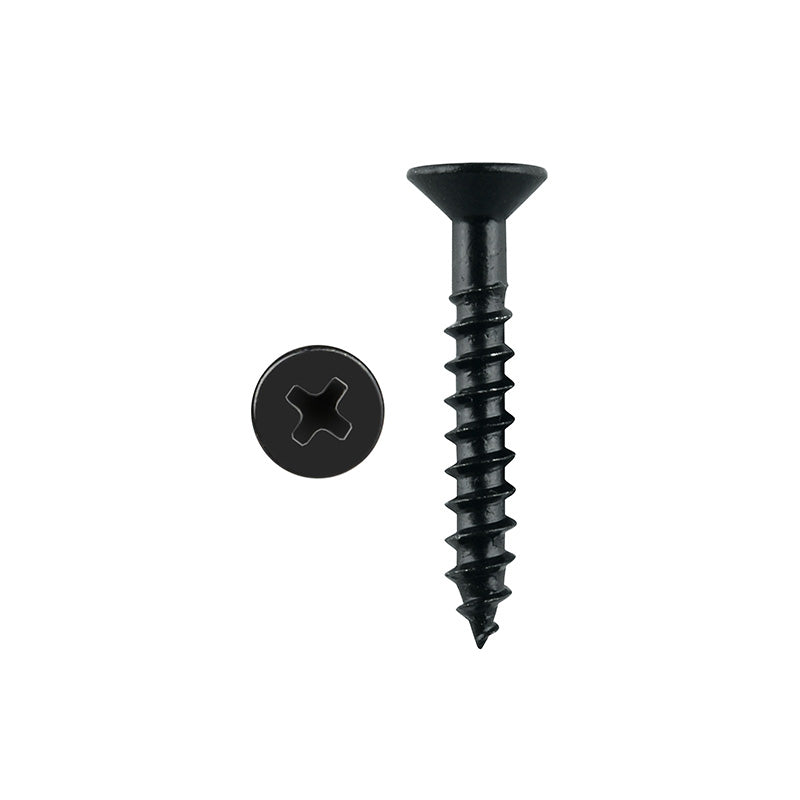 Hinge Screw CSK 8g x 25mm Black