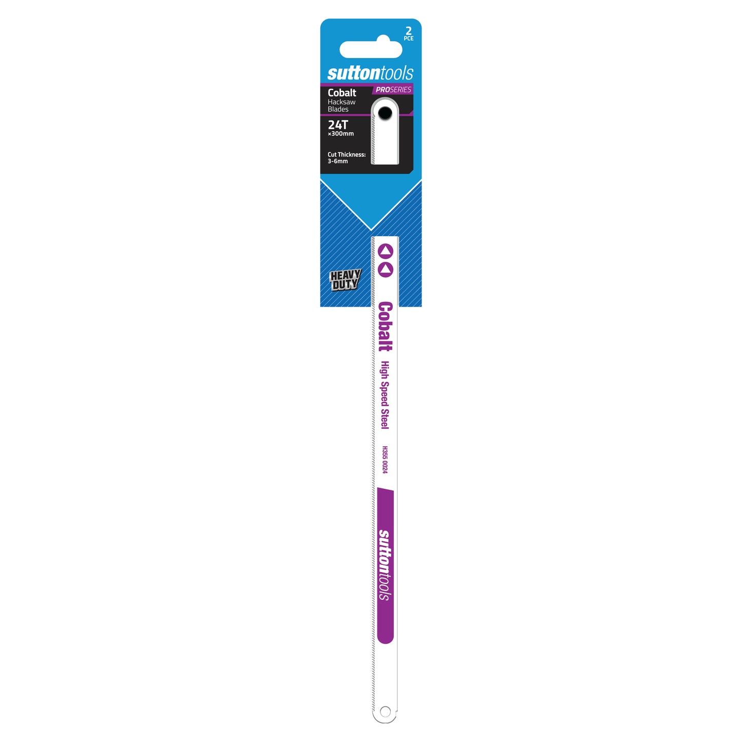 Cobalt Hacksaw Blades 2pk