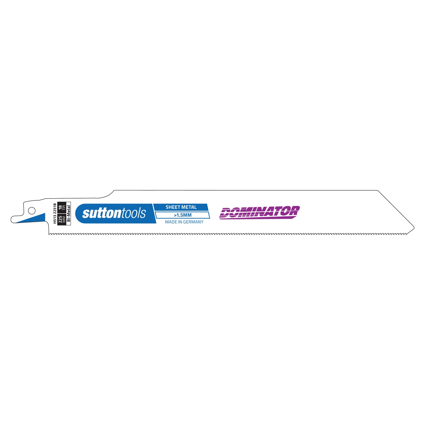 Sheet Metal Reciprocating Blades 225mm