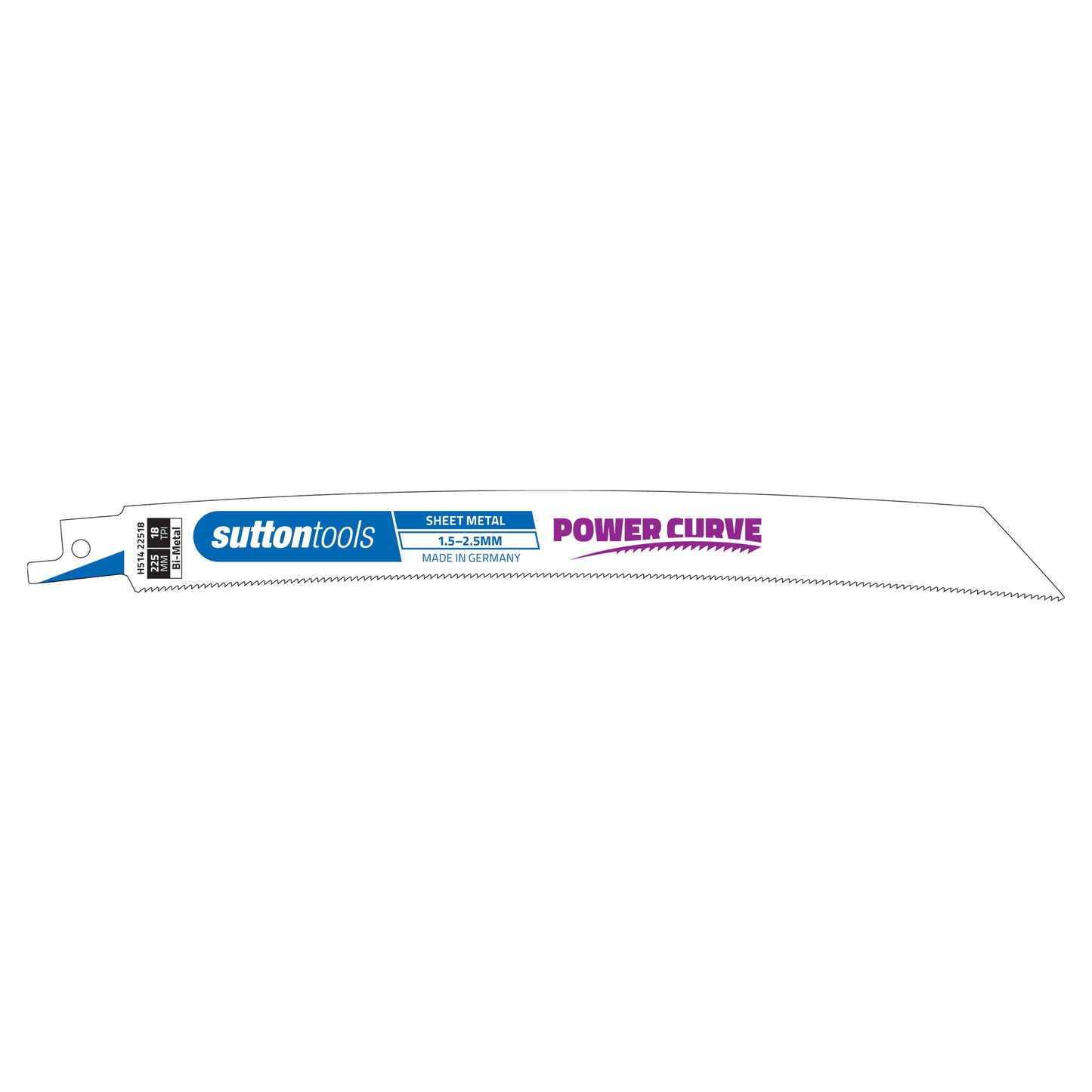 Sheet Metal Reciprocating Blades 225mm 18TPI