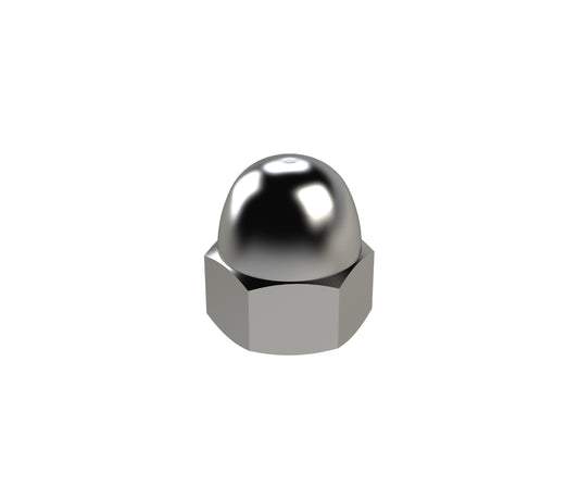 Acorn Nut Zinc 1/4