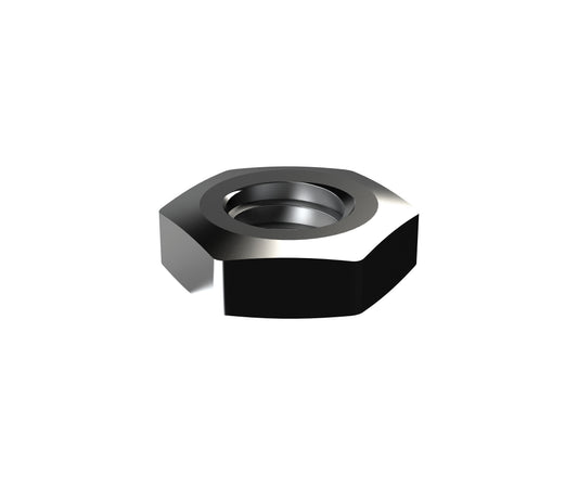 Hex Half Nut Zinc M4