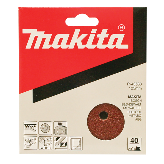 Sanding Disc 125mm #40