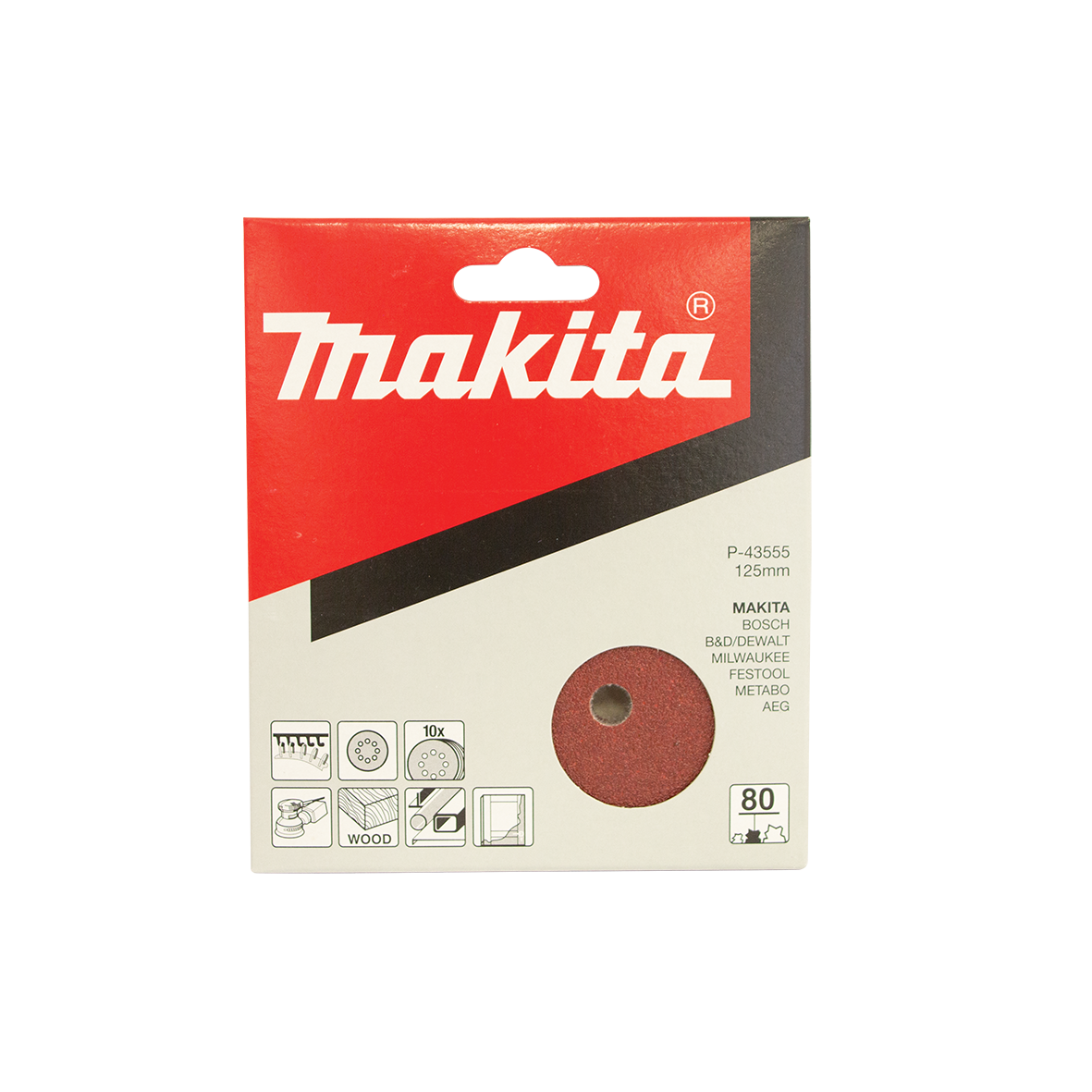 Sanding Disc 125mm #80