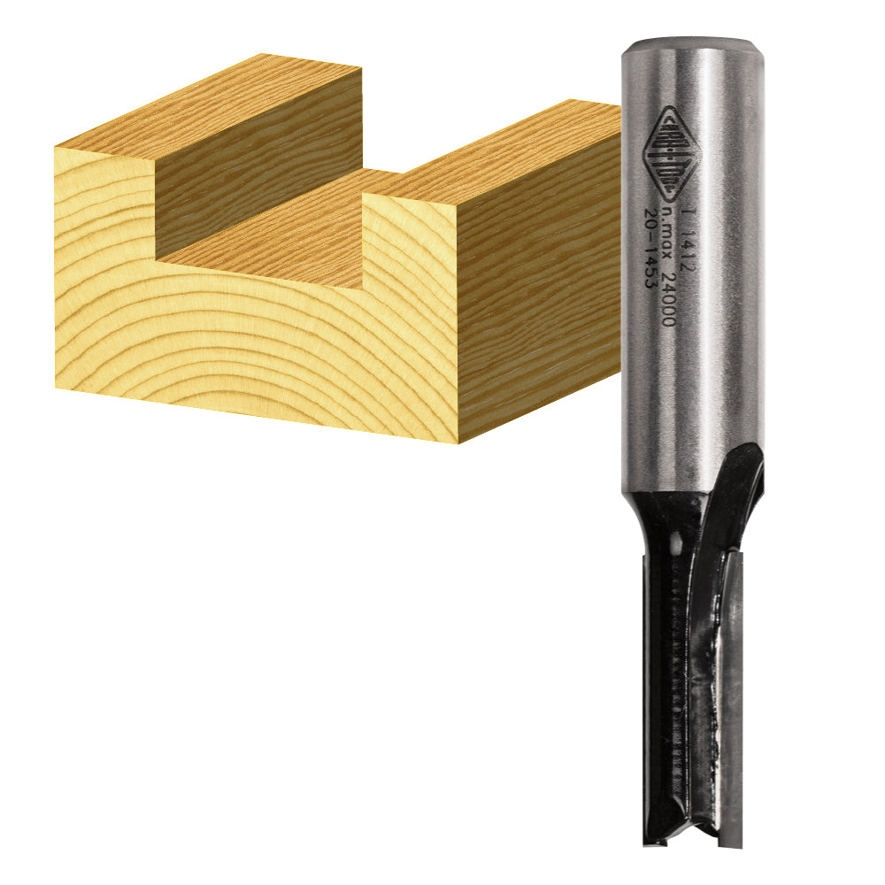 Straight Bit 2FLT 1/2"
