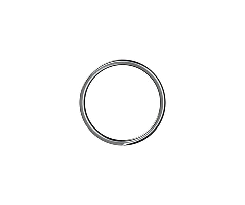 Round Rings 6mm x 40mm Zinc