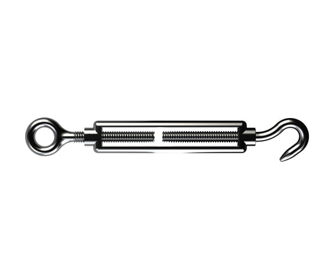 Turnbuckle H&E 10mm x 240mm SS