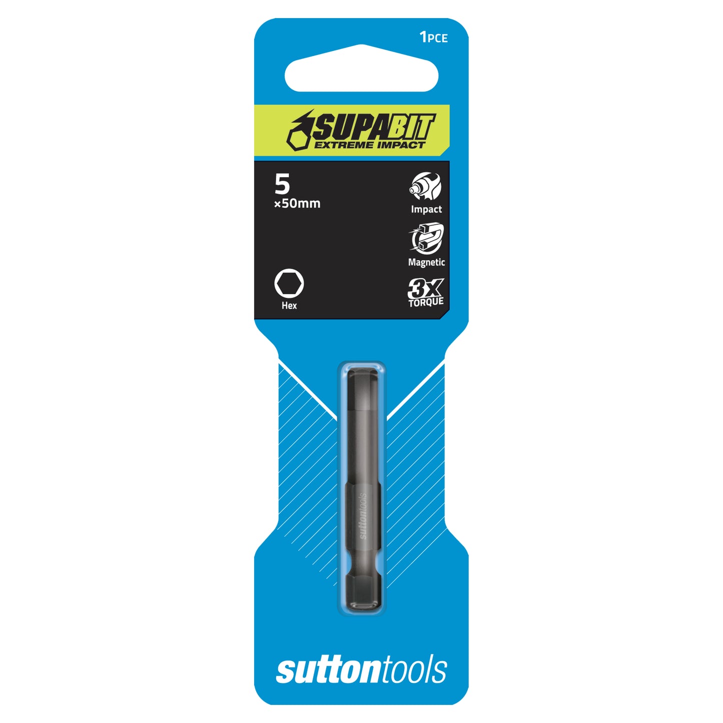Impact Hex Screwdriver Bits