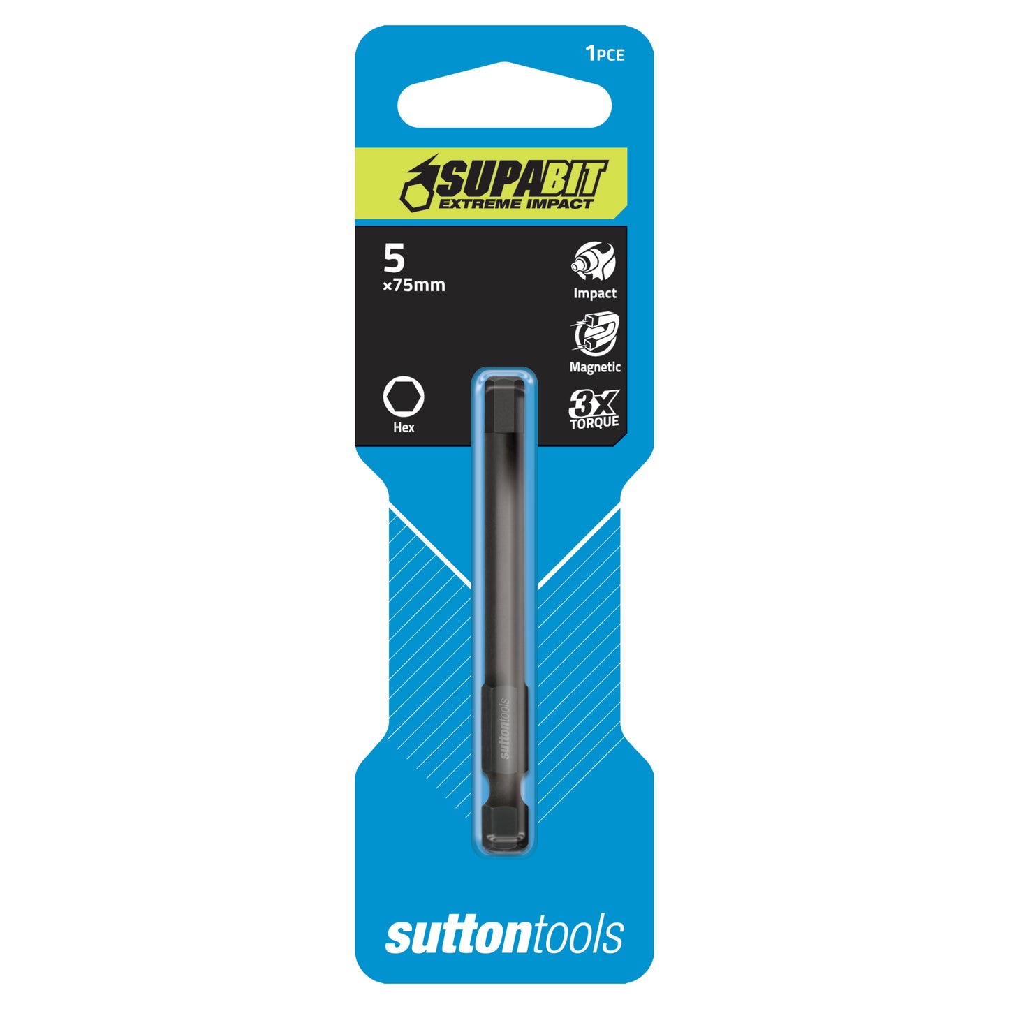 Impact Hex Screwdriver Bits