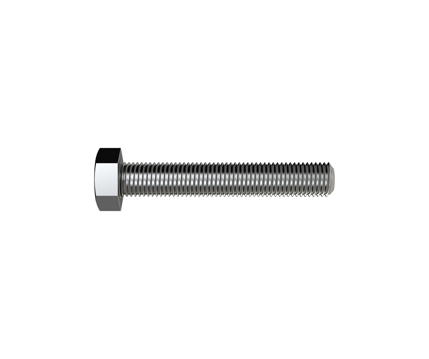 Hex Screw Zinc M4 x 20mm