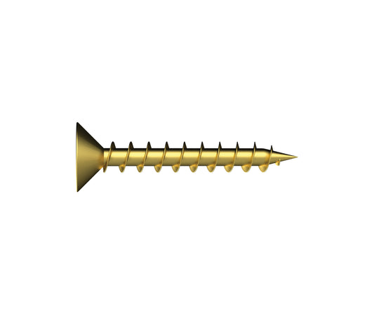 Longthread/Hinge Screw 6g x 25mm Brass
