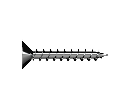 Longthread/Hinge Screw 10g x 30mm Chrome