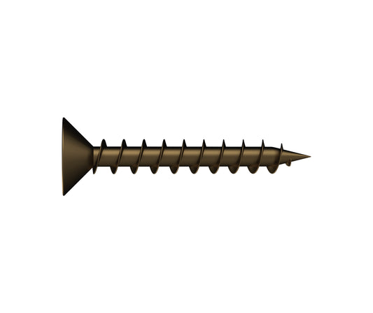 Longthread/Hinge Screw 8g x 38mm Bronze
