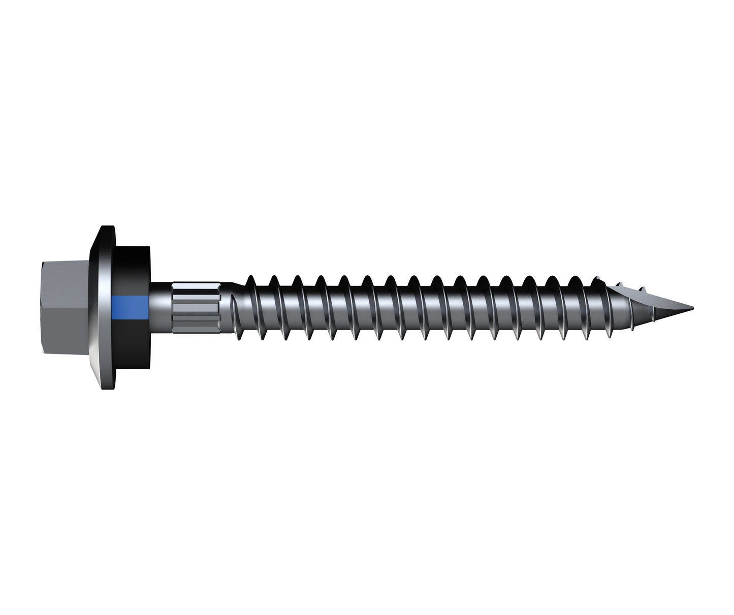 Hex Head Screw T17 14g x 100mm Seal