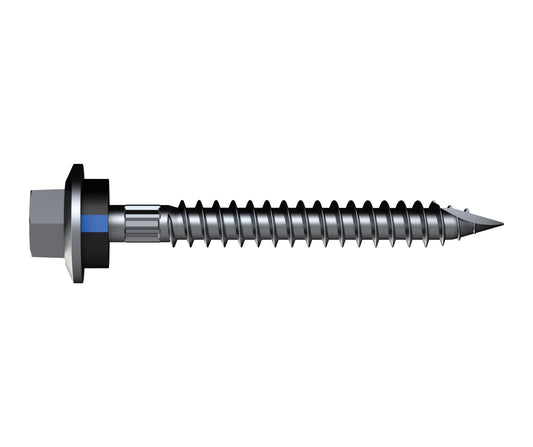 Hex Head Screw T17 14g x 100mm Seal