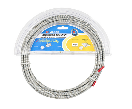 Galvanised Rope Wire 5mm