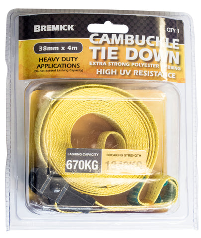 Cambuckle Tie Down 38mm x 4m