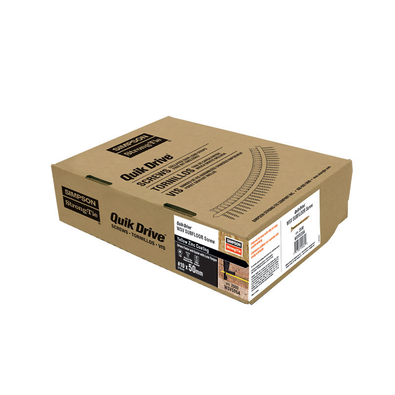 Quik-Drive WSV 10G x 50mm Subfloor Screw