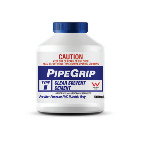 PipeGrip Clear Solvent Cement 250ml