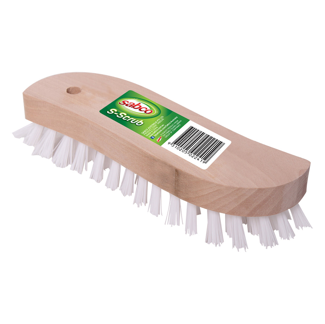 Scrub Brush Wooden Back